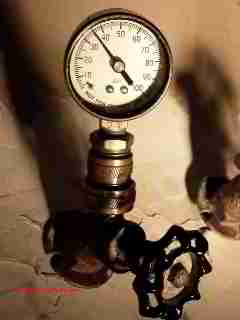 Water pressure gauge test (C) Daniel Friedman