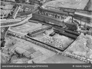 Whieldon Sanitary Potteries, Mount Pleasant Staffordshire 1933, original source britianfromabove.org.uk cited in detail in this article