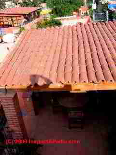 Low slope clay tile roof leaks (C) Daniel Friedman