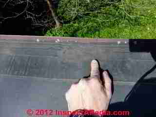 EPDM rubber roof installation and repair details (C) Daniel Friedman Eric galow