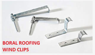 Boral Roofing Wind Clips for securing clay tiles - cited & discussed at Inspectapedia.com
