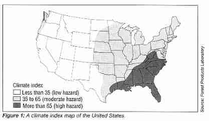 US FPL climate index for the US 