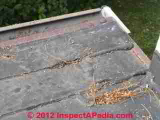EPDM rubber roof installation and repair details (C) Daniel Friedman Eric galow