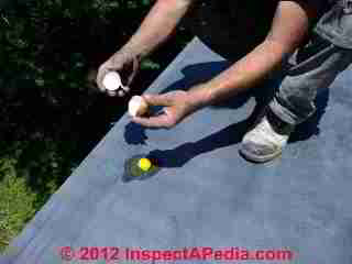 EPDM rubber roof installation and repair details (C) Daniel Friedman Eric galow
