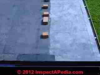 EPDM rubber roof installation and repair details (C) Daniel Friedman Eric galow