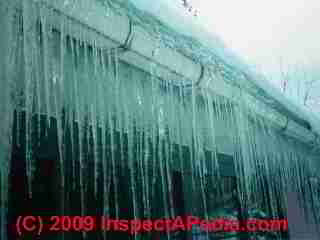 Severe ice dam (C) Daniel Friedman