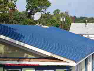 Metal roofing examples (C) Daniel Friedman