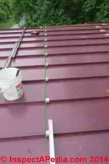 S!5 Snow Guard clamp installation on a standing seam metal roof (C) Daniel Friedman