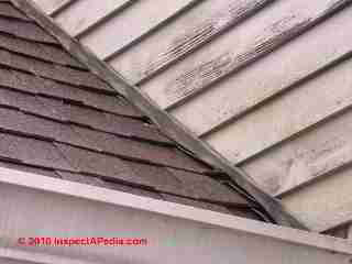Roof wall step flashing out of synch (C) Daniel Friedman
