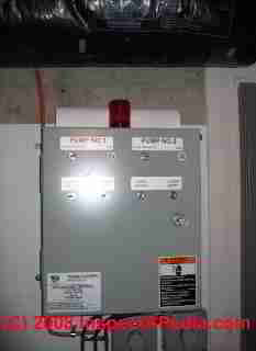 Duplex septic pump alarm installation
