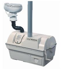 Sunmar Centrex 2000 or 3000 waterless toilet system at InspectApedia.com