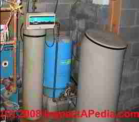 Photo of a home water softener system (C) Daniel Friedman