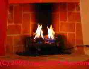 Asbestos fire log (C) Daniel Friedman