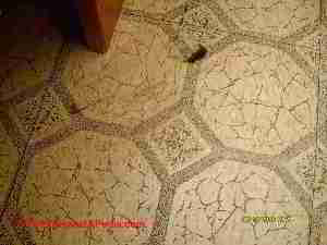 Vinyl asbestos floor tile identification photo U.S. Library of Congress