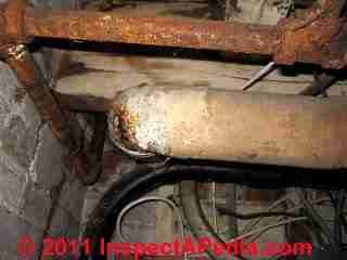 Asbestos pipe insulation (C) D Friedman