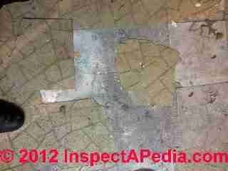 Vinyl asbestos floor tile identification Photos KenFlex Kentile