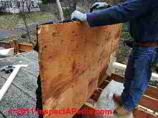 Plywood tear-off (C) Daniel Friedman