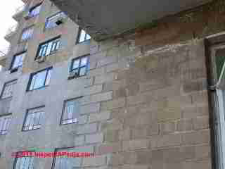 Brick wall frost damage (C) Daniel Friedman