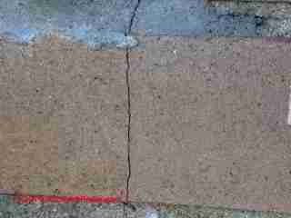 Brick wall frost damage (C) Daniel Friedman