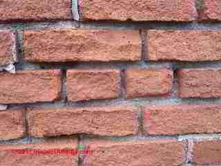 Brick wall frost damage (C) Daniel Friedman