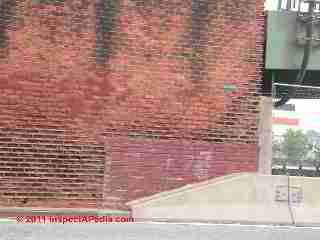 Brick wall frost damage (C) Daniel Friedman