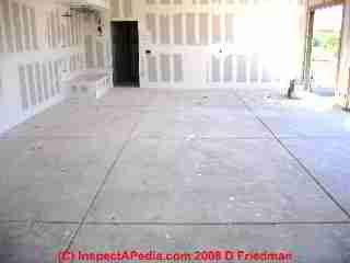 Poured concrete flooring (C) Daniel Friedman