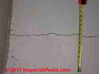 Concrete slab crack (C) Daniel Friedman