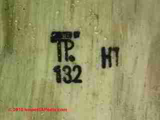Pressure treated lumber marking codes (C) Daniel Friedman