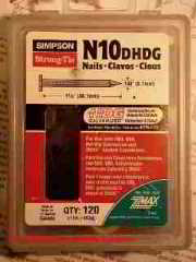Simpson joist hanger nails (C) Daniel Friedman