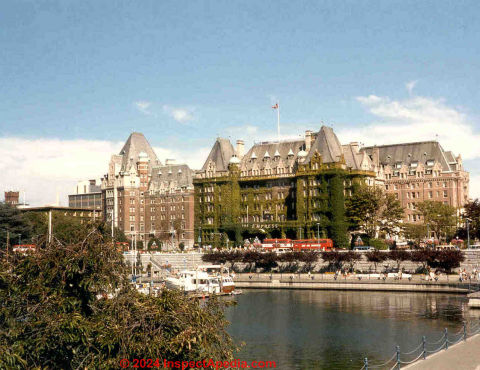 Photograph of the Empress Hotel, Victoria Island, BC