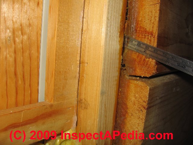 A little less common but still a problem among first-time log home builders 