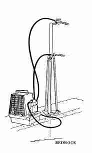 Photograph of slab jacking.