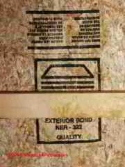 Photograph of OSB and FRT plywood © Daniel Friedman