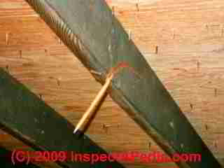 Broken rafter (C) Daniel Friedman