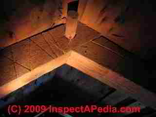 Roof framing 1790 (C) Daniel Friedman