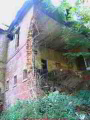 Photograph of - collapsing brick structure  &copy; Daniel Friedman