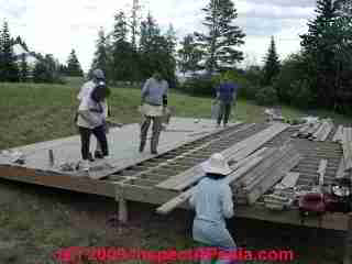 Stage construction, Lon Church, Summerblue (C) Daniel Friedman