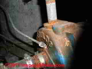 Photograph of a water pressure tank air volume control
