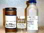 Photograph of an AquaCheck water test kit.