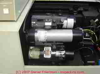 Photograph of the arsenic test lamp used for detection of arsenic in drinking water