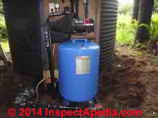 FloTec Water pressure tank (C) InspectApedia GV