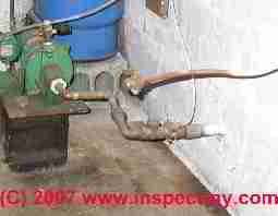 Photograph of a water system check valve