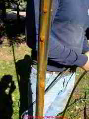 Corroded leaky galvanized steel well piping (C) D Friedman