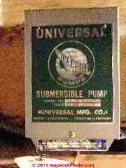 Well pump relay cover (C) D Friedman
