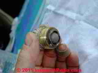 Well piping air inlet valve (C) D Friedman Rasmussen Well Drilling