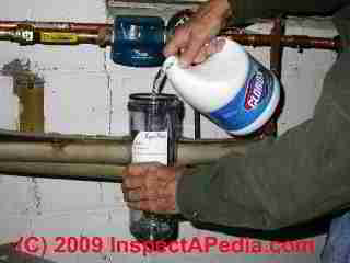Disinfecting building piping (C) Daniel Friedman