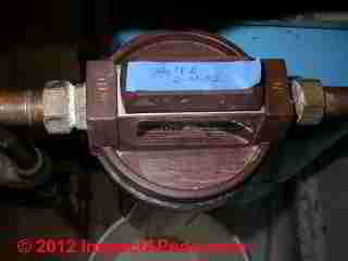 Water filter off valve (C) D Friedman