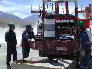 Water well installation of a casing repair sleeve (C) Link-Pipe