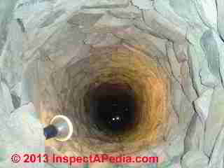 Dug well illuminated (C) 2007 2013 InspectApedia W Grummhaus