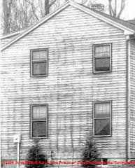 Figure 1-9 Siding stains due to nailing (C) Wiley and Sons - S Bliss